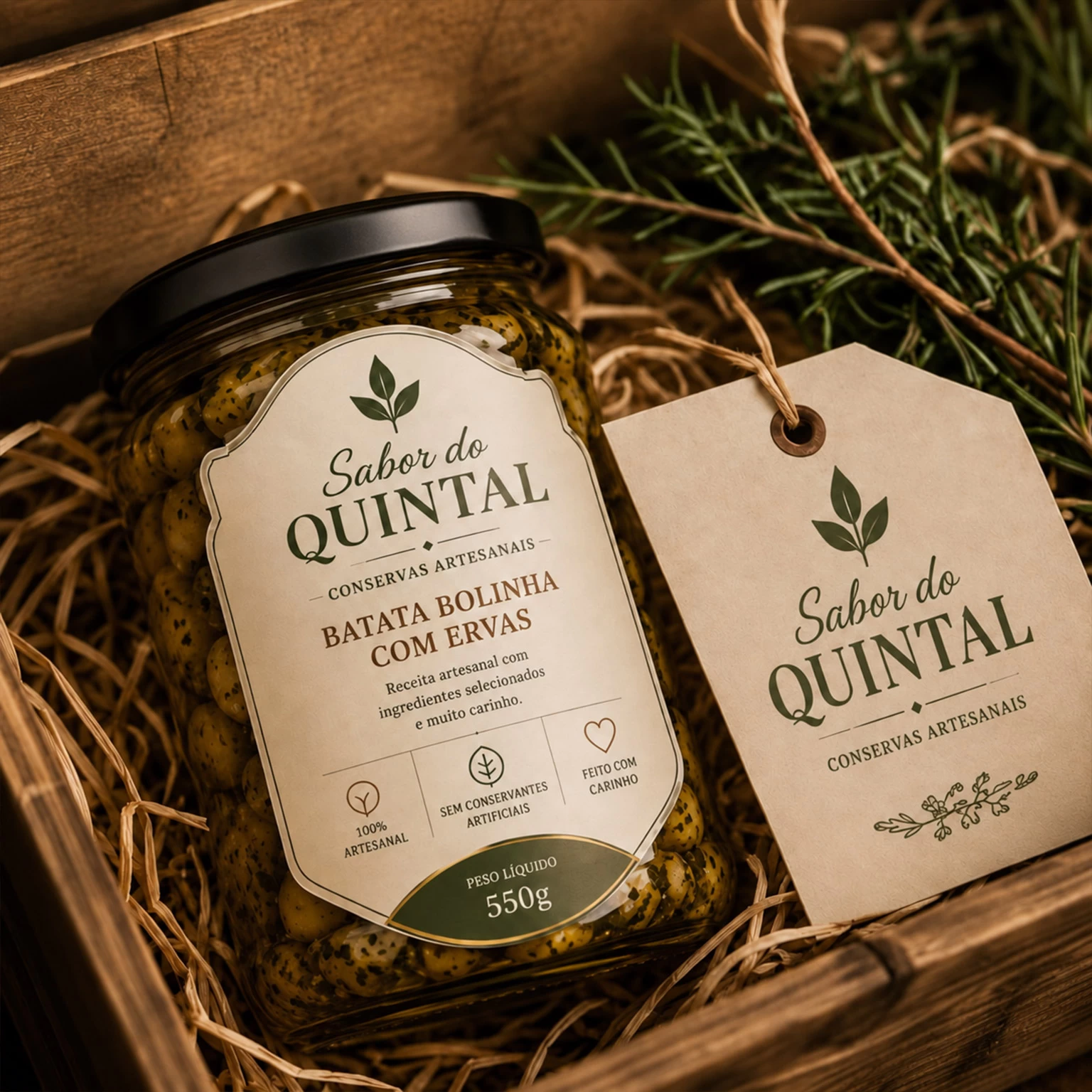 Conserva artesanal Sabor do Quintal